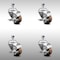 Service Caster 3 Inch SS High Temp Glass Filled Nylon 1/2 Inch Threaded Stem Caster Set Brake SCC SCC-SSTS20S314-GFNSHT-TLB-121315-4 - alternate 1
